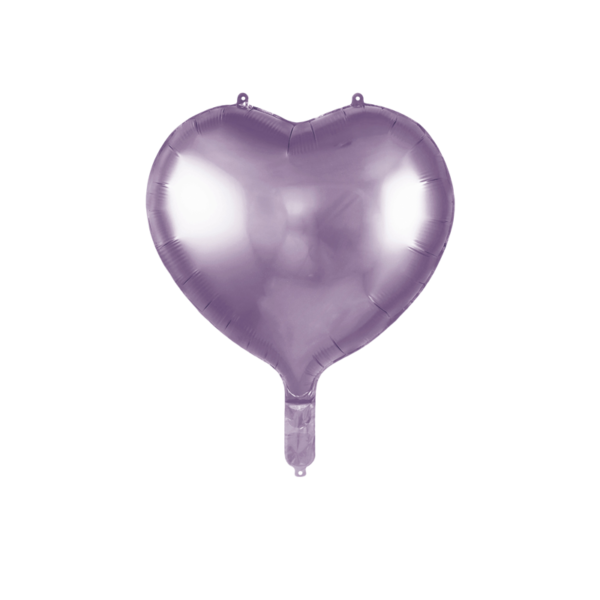 Heart-Shaped Foil Balloon (17 inches) – Multiple Color Options - Image 4