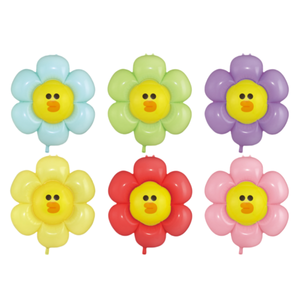 Whimsical Floating Flying Cartoon Sunflower - Image 8